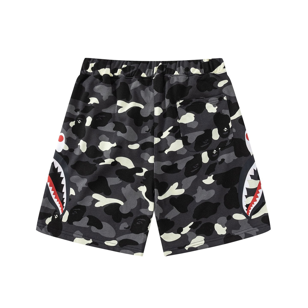 BAPE Shark Mouth Camouflage Shorts